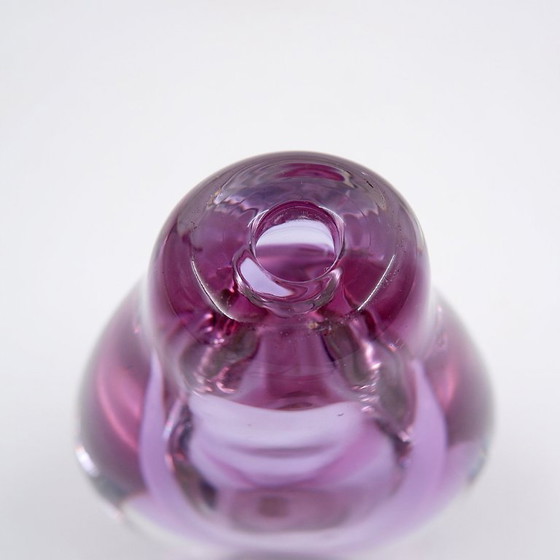 Image 1 of Bottiglia di profumo "Sommerso" in vetro soffiato viola