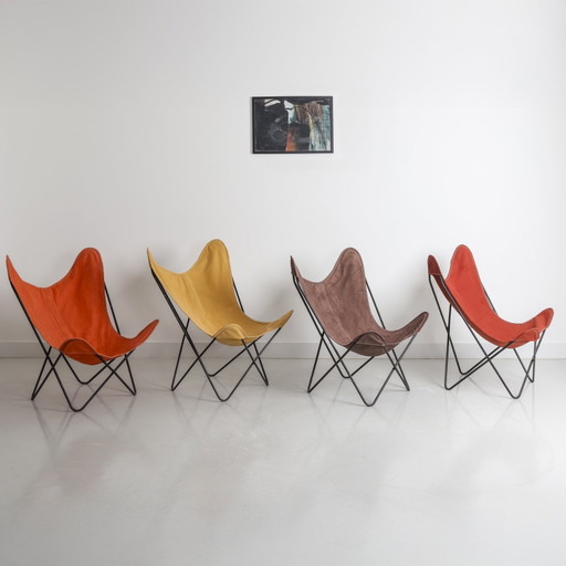 Lot Von 4 Aa Airborne Sessel, Circa 1960