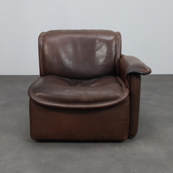 Image 1 of Canapé modulable en cuir DS-12 emblématique de De Sede, Suisse, années 1970