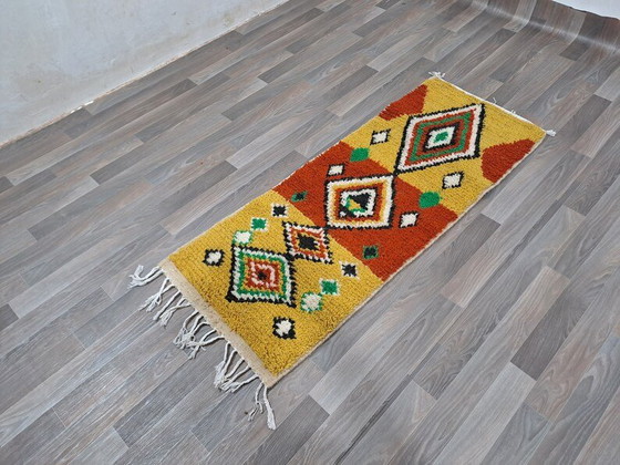 Handgefertigtes Laufband aus Wolle, 250 x 70 cm – Teppiche & Läufer, Wool (photo 3 of 11)