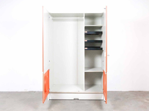 Vintage Gwinner Space Age Garderobekast NORO KS110