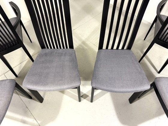 Image 1 of 6 sillas de comedor Tonon Italy de Wolf Schmidt Bandelow, década de 1980