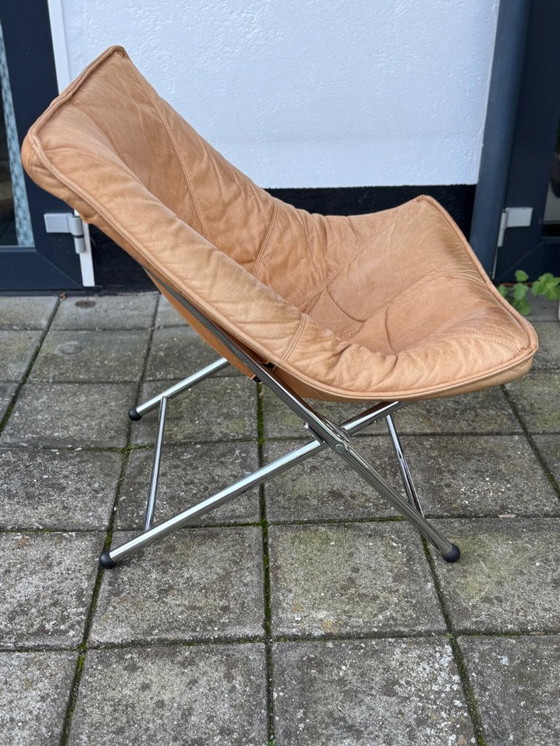 Image 1 of Chaise en Cuir Molinari par Teun van Zanten