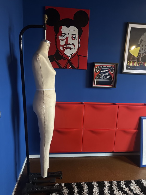 Image 1 of Vintage professionele dress form / paspop – Superior Model Forms Co (USA) – Model 1999