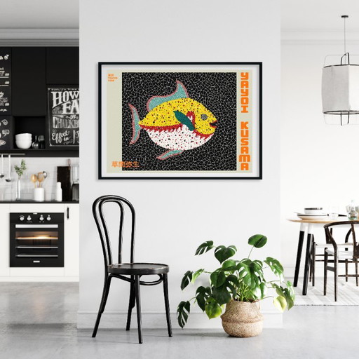Fish - Poisson - Yayoi Kusama 1986 - Affiche Fine Art 70 × 100 Cm – posters, Paper (photo 2 of 6)