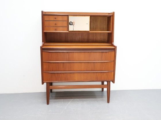 Image 1 of Deense Vintage Secretaire Teak