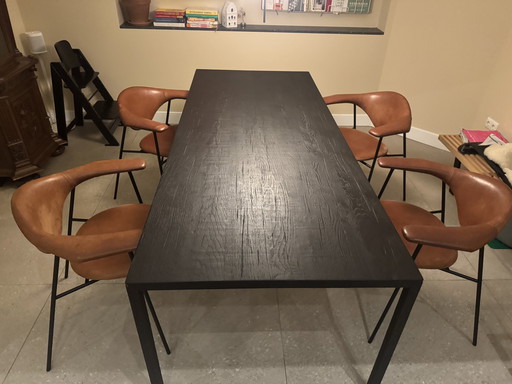 Tense MDF Italia (gebrand eiken)