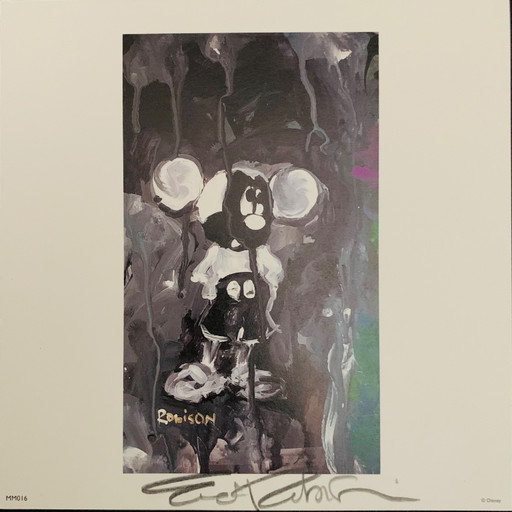 Handgesigneerd en genummerd door Eric Robison: “Ecstatic”. Lithograph uit 2002 met COA.   Exclusieve fotomechanische litho met e