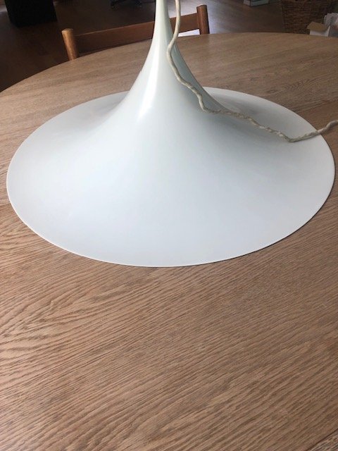 Image 1 of Gubi Semi Pendant, diameter 60 cm Matt white