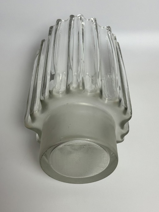 Zeer zeldzame Tapio Wirkkala Cogweel kristallen vaas, 33 cm. Finland jaren zestig.