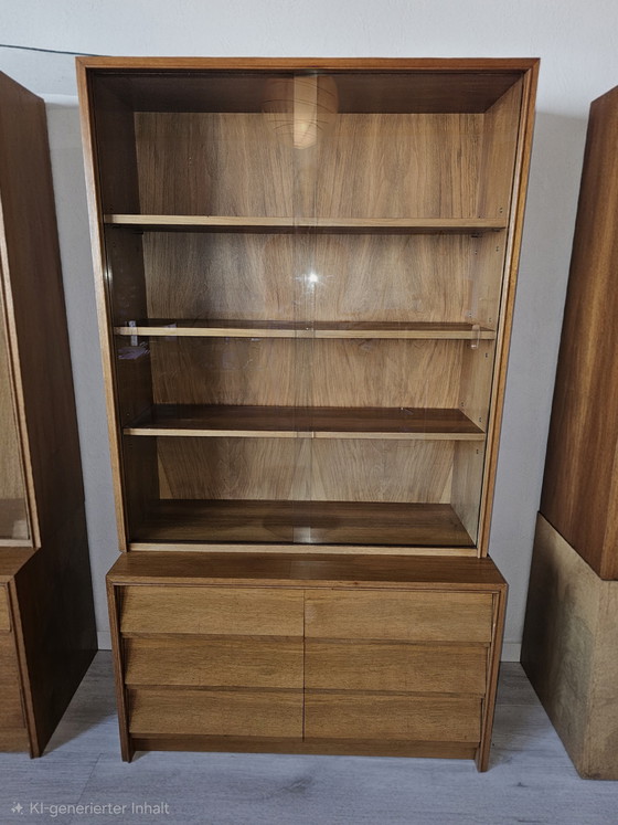 Image 1 of Mid-Century Schrankwand, Wohnzimmerschrankwand im skandinavischen Design