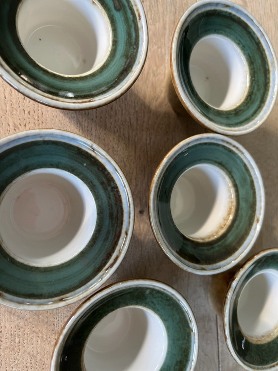 6 Tazas de Huevo Porsgrund – Accesorios de mesa, Porcelana (photo 2 of 5)