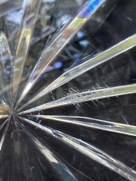 Image 1 of Grote BACCARAT handgeslepen kristallen koeler van VALERY KLEIN, nieuw in originele vintage doos