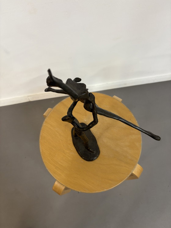 Image 1 of Bronzen beeld van Corry Ammerlaan, 2 abstracte dansers