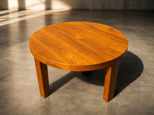 Coffee table "Artisans & Paysans de Lozère" by Jean Touret, 1950 – salontafels, Wood (photo 2 of 6)