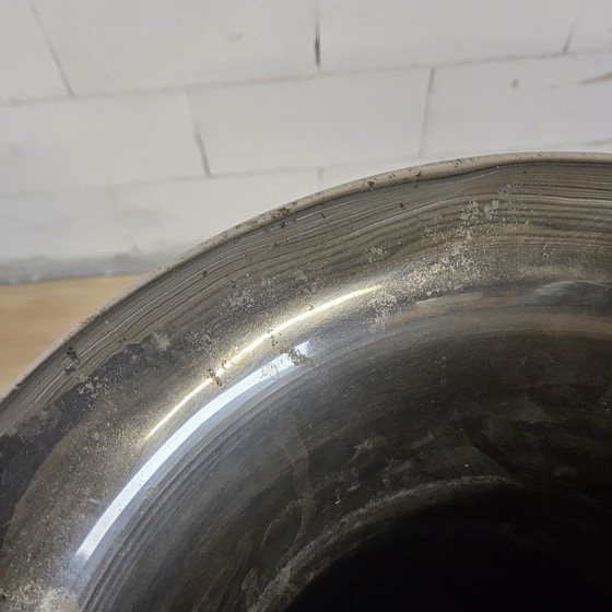 Image 1 of Art Deco Standing Silver-Colored Wine Cooler / Champagne Cooler (Nickel-Plated) / Champagne Holder