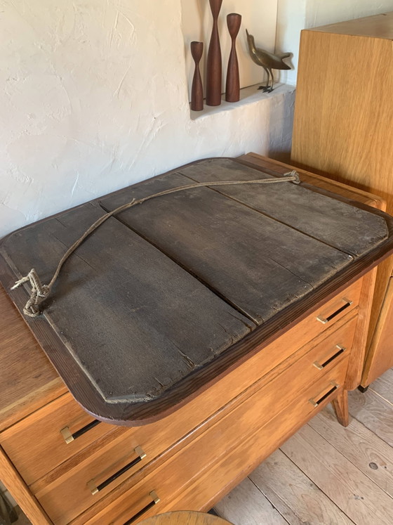 Alter, antiker Wandspiegel aus Holz – Wood, Vintage (photo 6 of 8)