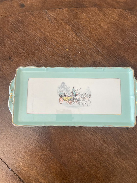 Image 1 of 2 piatti da torta in ceramica di St Amand