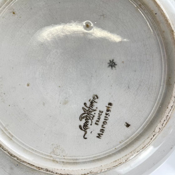 Image 1 of Plat/soupe « Maroussia » de Sarreguemines, début du XXe siècle