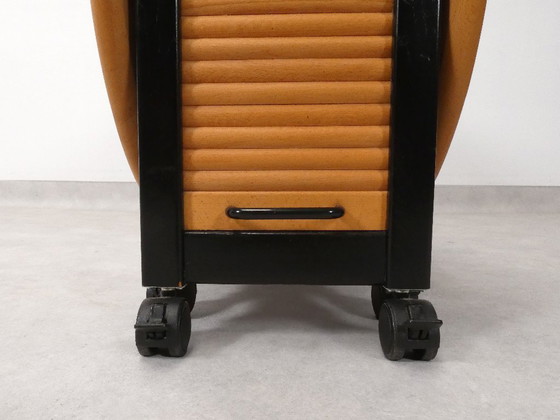 Image 1 of  4 Trieste folding chairs with storrage table - Aldo Jacober for A. Bazzani 