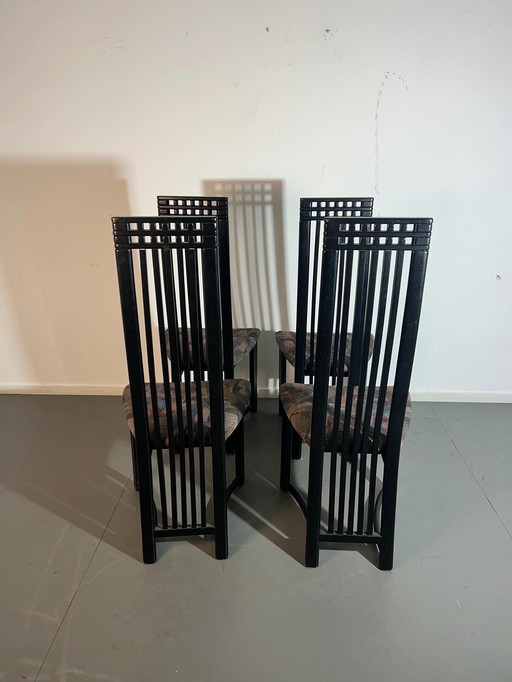 4 sedie da pranzo '1980/1990'