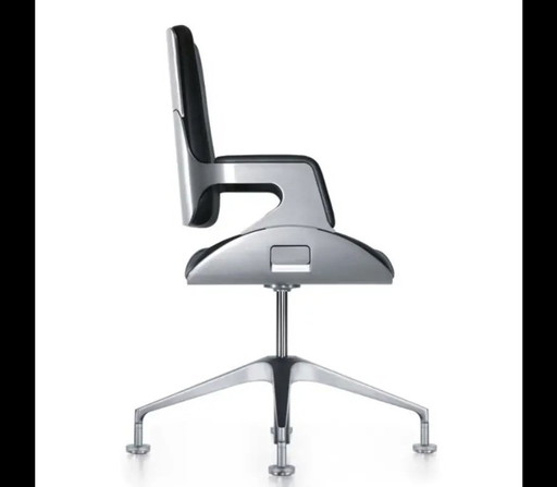4x Interstuhl Silver conference chair