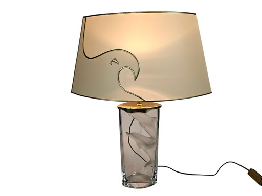 Nachtmann Leuchten design - Hollywood Regency stijl - kristal - tafellamp - West-Germany - 1975-2000