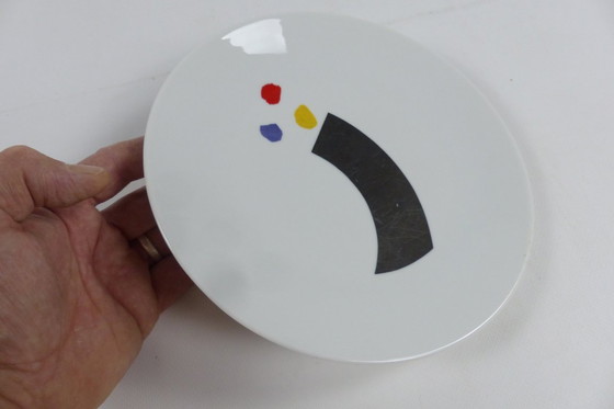 Image 1 of Series of 6 Juma plates for Axis design circa 1980.