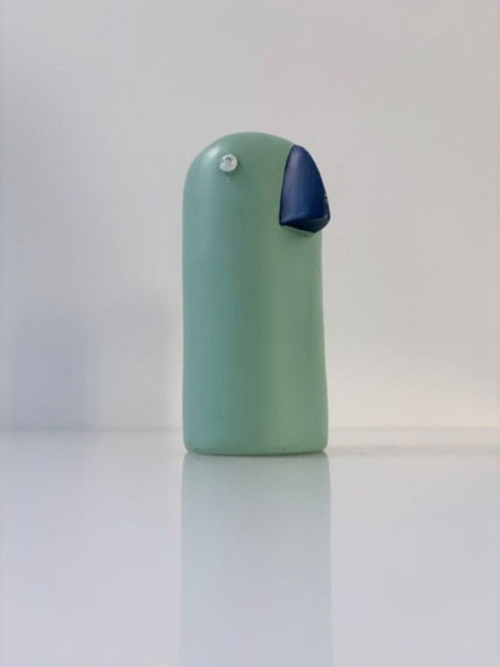 Mintgroen vogelbeeldje Scandinavisch minimalistisch design – Decoratieve objecten, Wood (photo 10 of 11)
