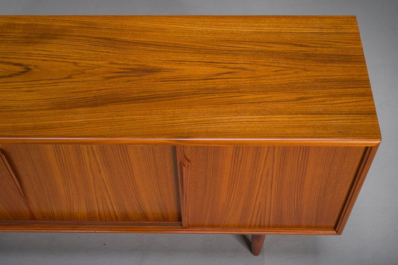 Image 1 of Vintage Deens Teakhouten dressoir van Axel Christiansen voor Aco Møbler, jaren 60