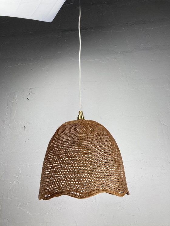 Image 1 of Webbing Beehive Hanging Lamp, 1930S