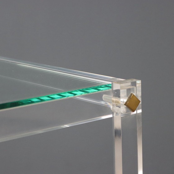 Image 1 of Plexiglass table from the 1980s