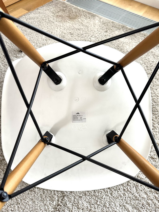 Image 1 of ORIGINAL! 4x Vitra Eames Plastic Chairs