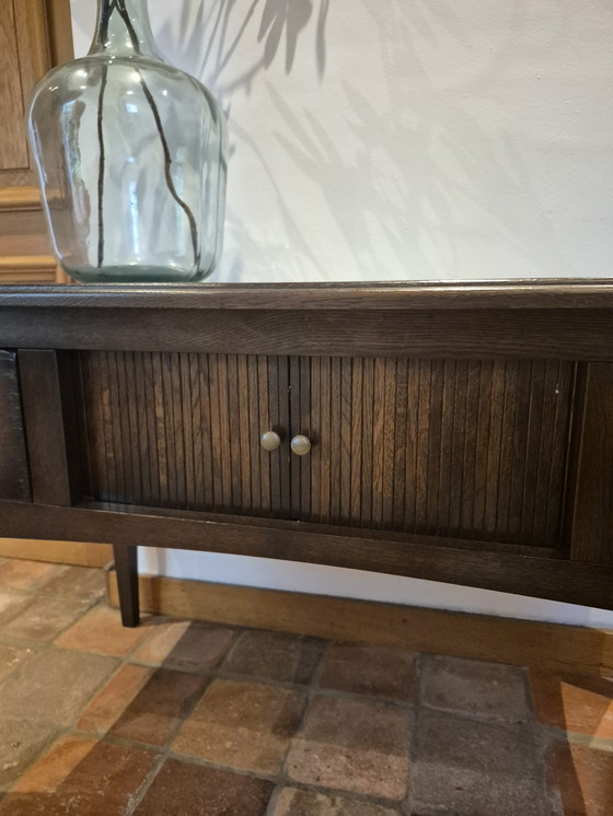 Image 1 of Klassieke console tafel, sidetable,  tv meubel, vol hout