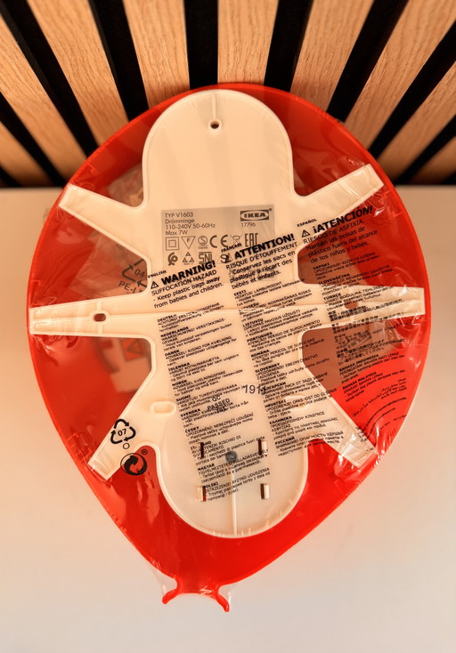 Ikea Drömminge Ballonlampe - Rot