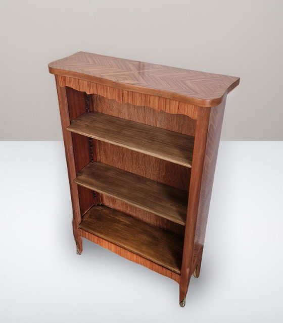Image 1 of Bibus en marquetería de palisandro, estilo Transición - Mediados del siglo XX
