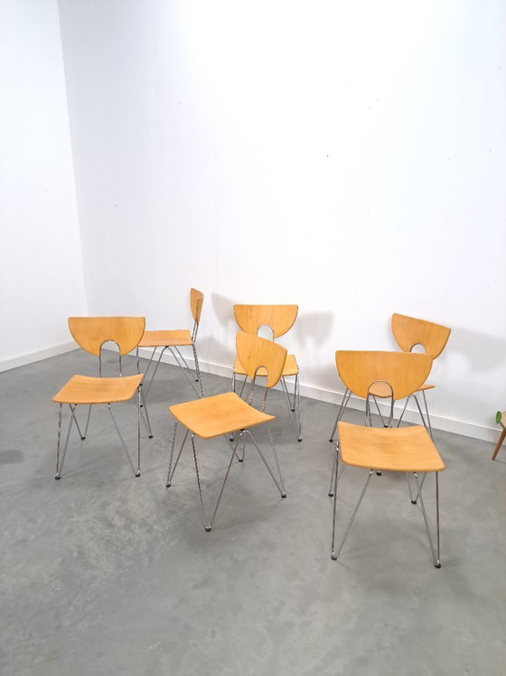 Image 1 of Satz von 6 x Kusch & Co Mikado 1800, Walter Leeman Stühlen