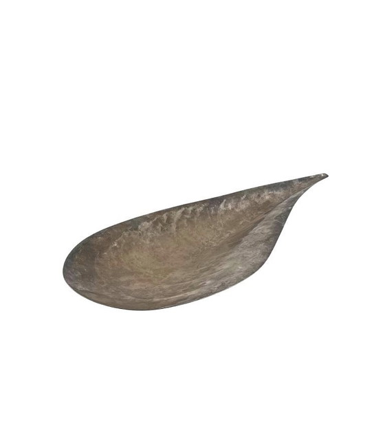 Image 1 of Silver-Plated Shell Shaped Great Bowl / Centerpiece, Renato Raddi, Italy 1970s