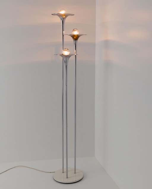 Lampadaire 'Bellini' à triple trompette - Tony Paul