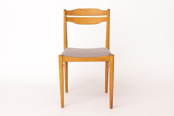 Image 1 of Set of 3 Vintage Beechwood Chairs | 1970s German Dining Chairs | Restored & Reupholstered