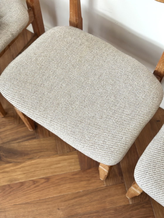 Image 1 of Vintage stoelen set 4 eiken Henning Kjærnulf E.G. Møbler