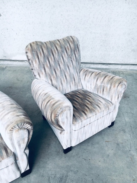 Image 1 of Ensemble de fauteuils de salon Art Déco, Belgique, années 1940