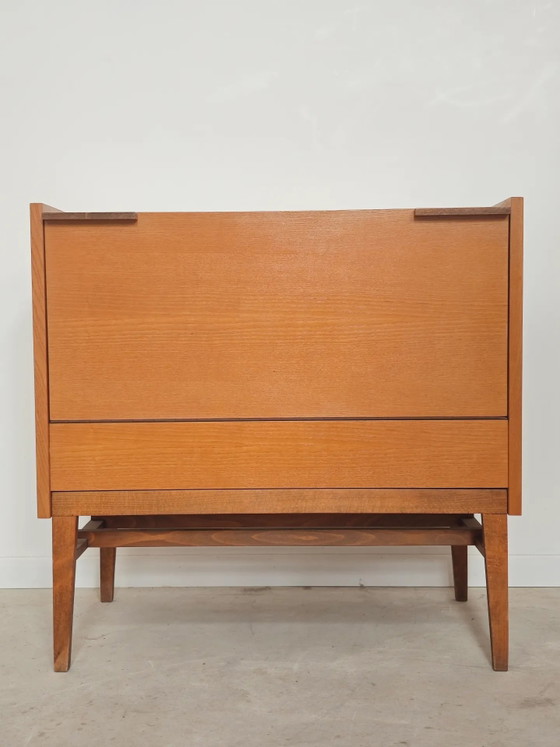 Deken kist of minibar Frantisek Mezulanik voor Up Zavody 60 – Barkrukken, Wood, Mid Century Modern (photo 7 of 30)