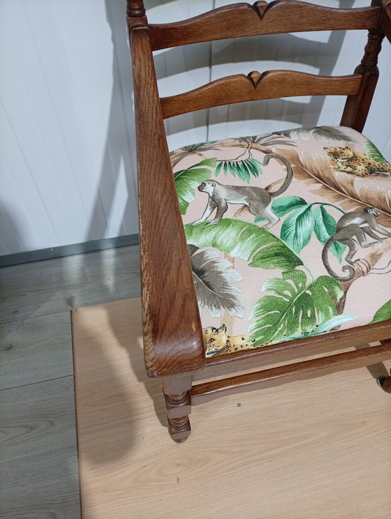 Sillón de madera con tapicería nueva! – Sillones, Textile, Wood (photo 4 of 7)