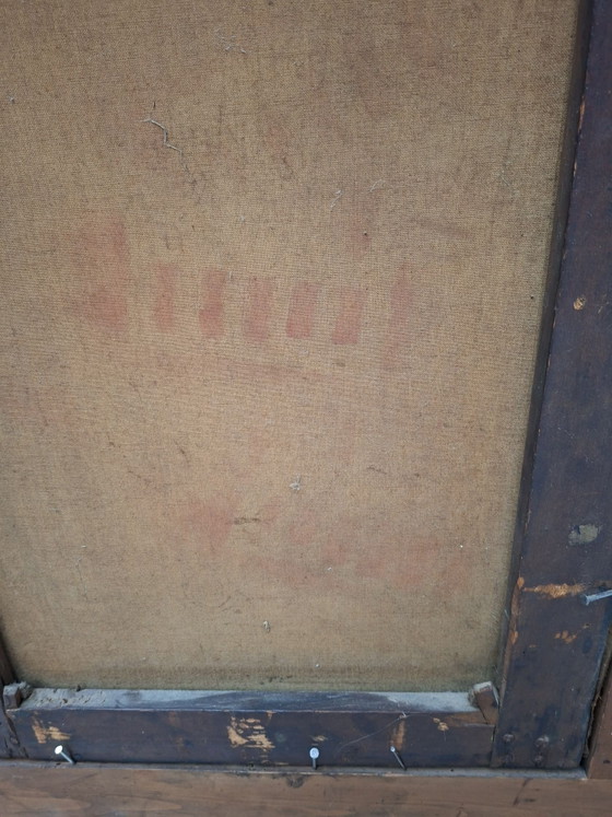 Cuadro mujer con carta, H. Kaiser, Arte, Madera, Lienzo, Beige (foto 6 de 8)