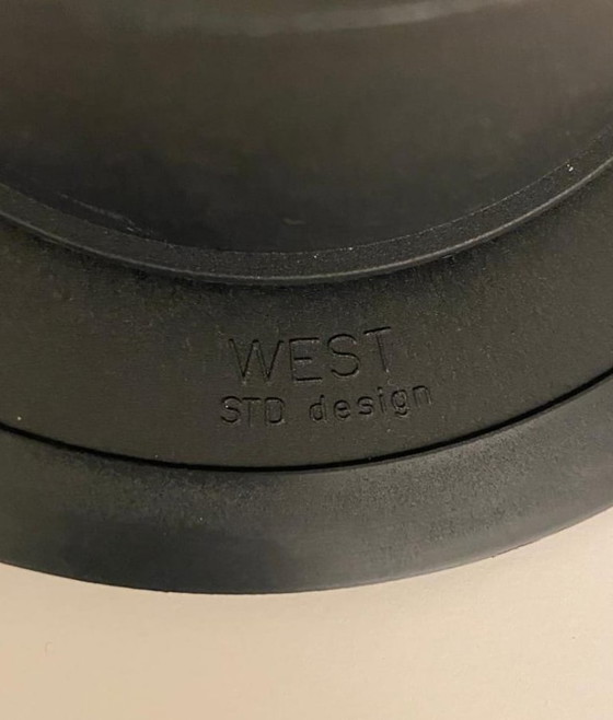 Image 1 of Plafonnier rose Lucitalia West. Verre de Murano vintage, 1983.