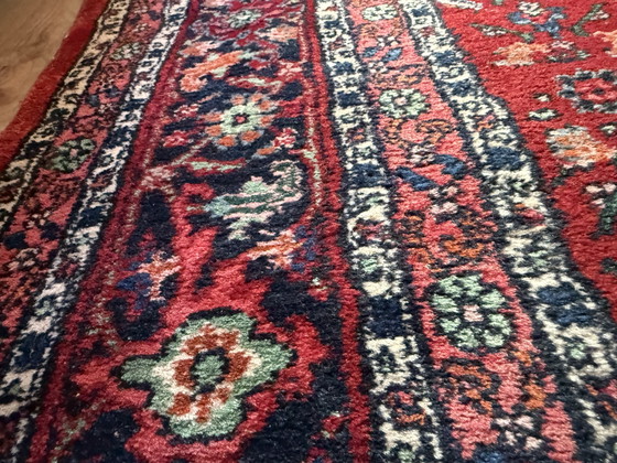Groot vintage Perzisch Hosseinabad-tapijt – 356 × 242 cm – Vloerkleden en tapijten, Wool (photo 8 of 10)
