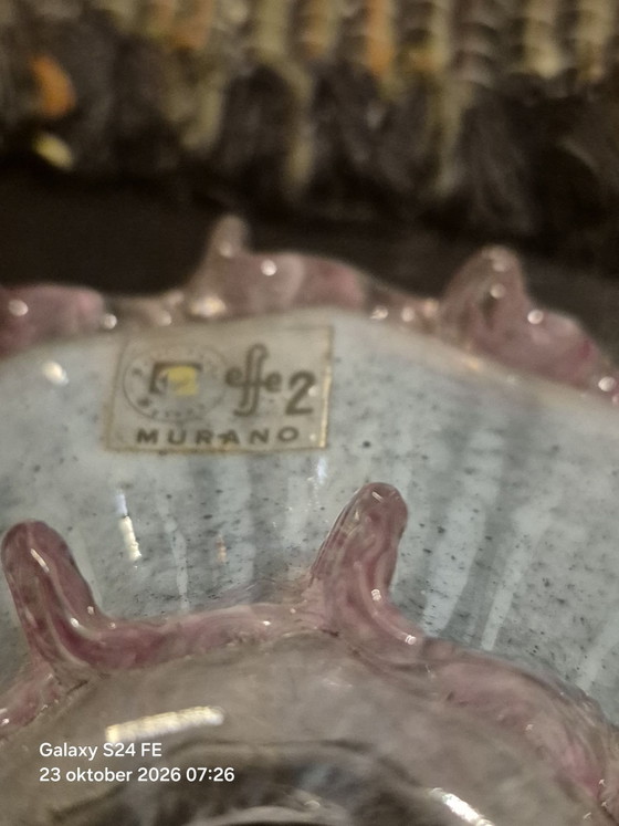 Raro Centrotavola / Epergne Modulare Murano 'Scavo' 7 pezzi, Effe Due (Franco Fuga), Anni '70 (foto 2 di 5)