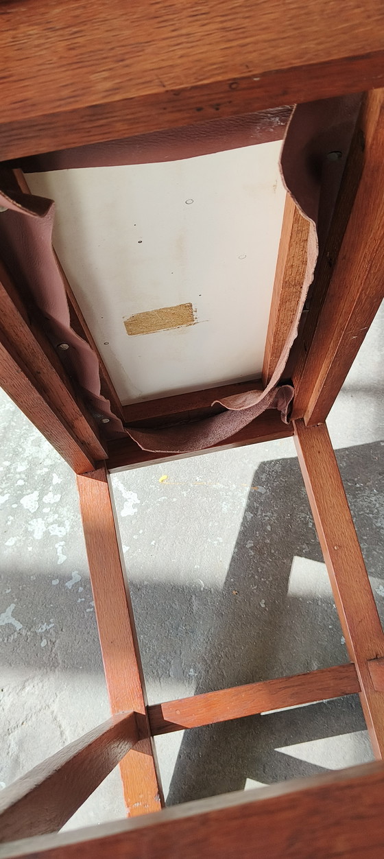 Image 1 of Hague Amsterdam School 1920s Art Deco New Objectivity stool piano stool