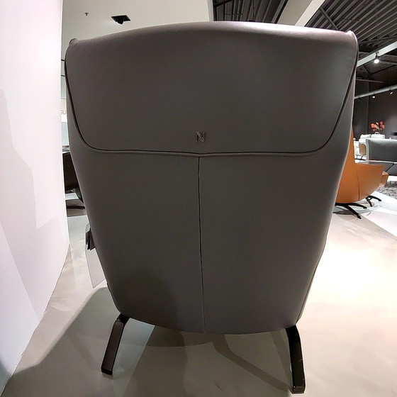 Image 1 of Natuzzi Clemmie Sessel mit Hocker